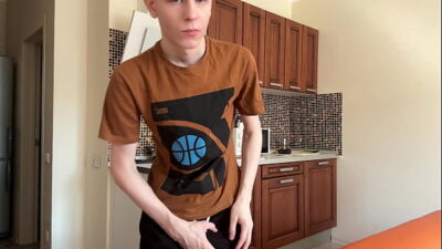 First Time Double Load Slim 18yo Twink Milks More