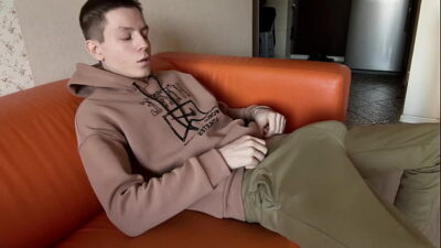 Fresh Twink Jerks Oversized Dick Wet